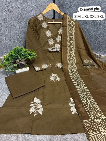 Premium Jaipuri Cotton Kurta Pant Set