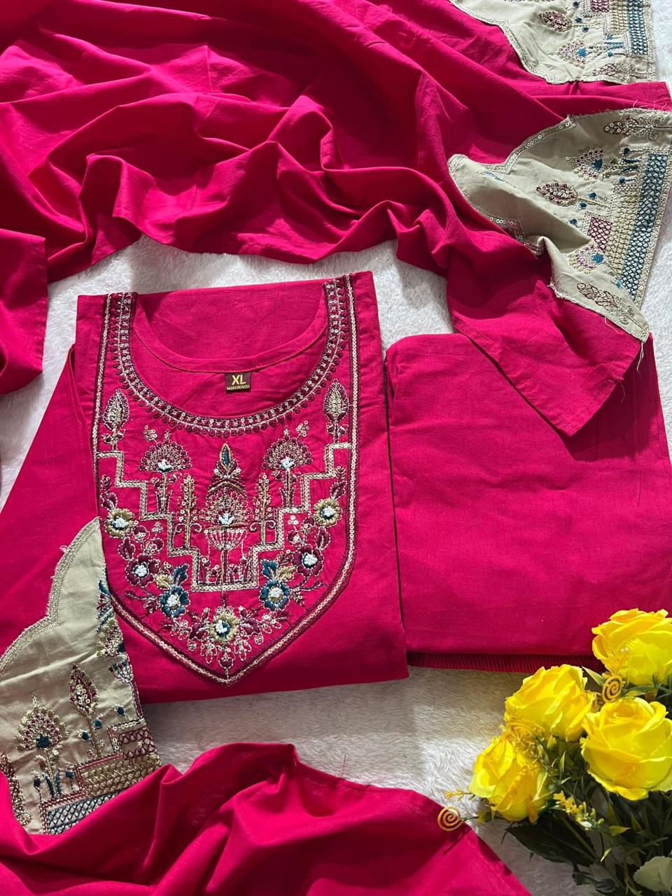 Premium 3-Piece Cotton Kurta Set