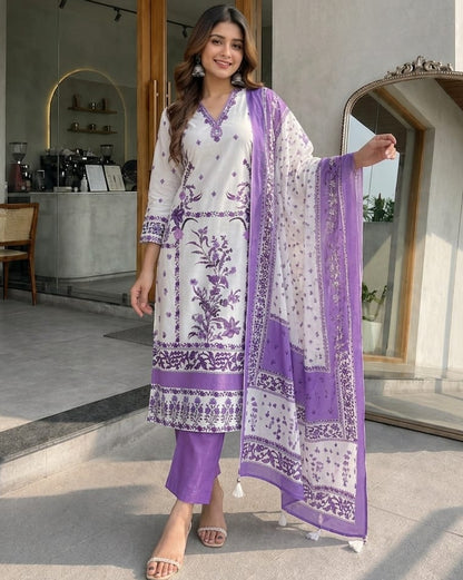 Premium 3-Piece Berry Silk Suit Set