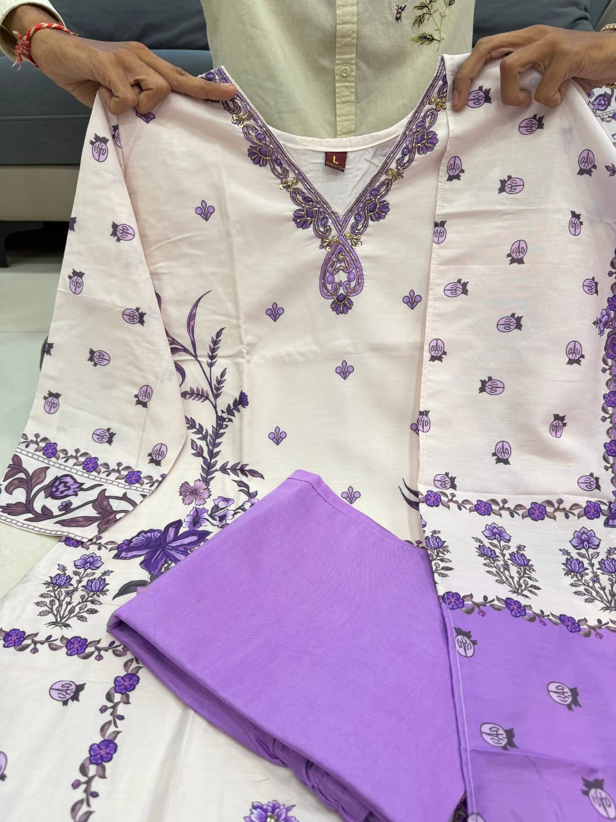 Premium 3-Piece Berry Silk Suit Set