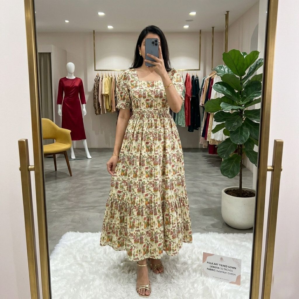 Beautiful Tribal Print Maxi Dress