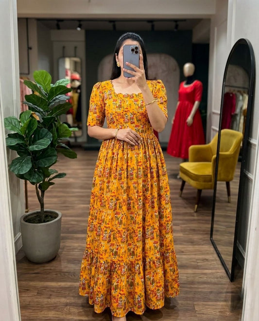 Beautiful Tribal Print Maxi Dress
