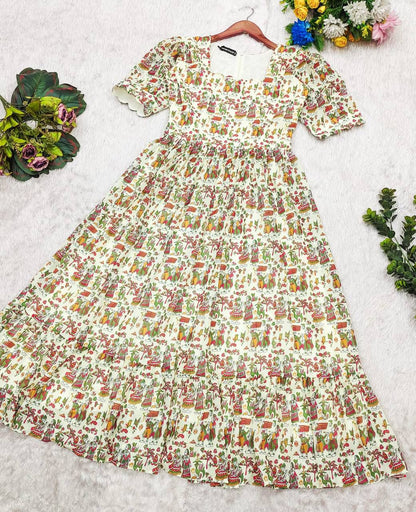 Beautiful Tribal Print Maxi Dress