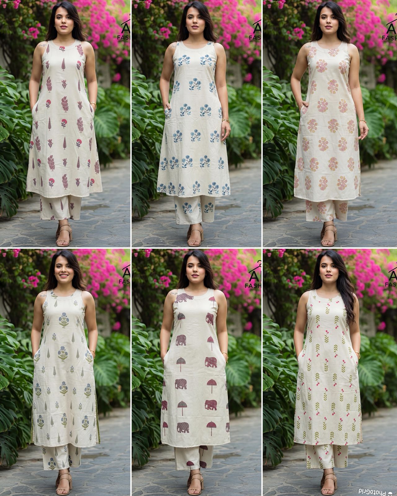 Summer Special Printed Sleeveless Co-ord Set