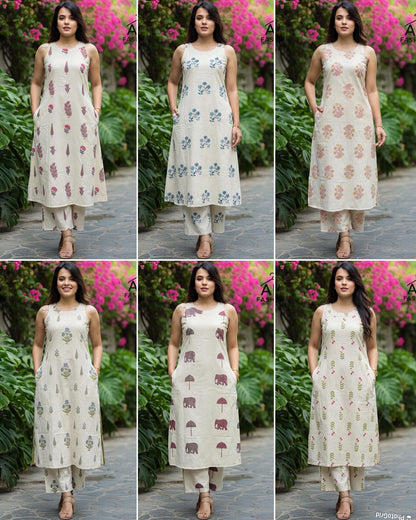 Summer Special Printed Sleeveless Co-ord Set