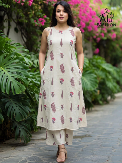 Summer Special Printed Sleeveless Co-ord Set