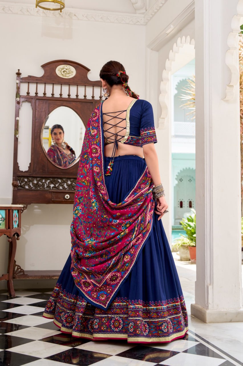 Elegant Dola Silk Digital Print Lehenga Collection