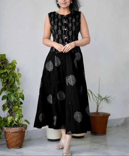 Elegant Cotton Skirt And Top Co-ord Set