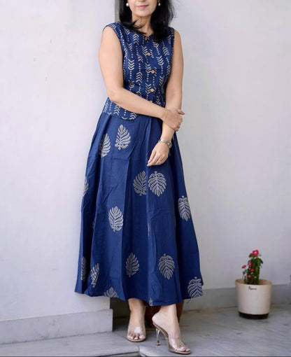 Elegant Cotton Skirt And Top Co-ord Set