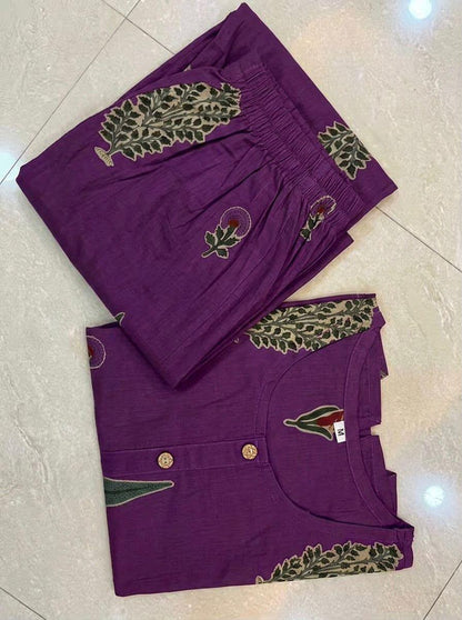 Stylish Cotton Skirt And Top Co-ord Set