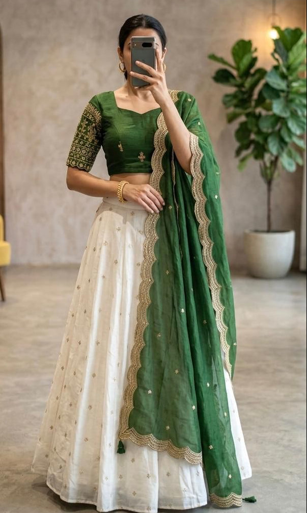 Premium Festive Wear 6+m Flair Lehenga Set
