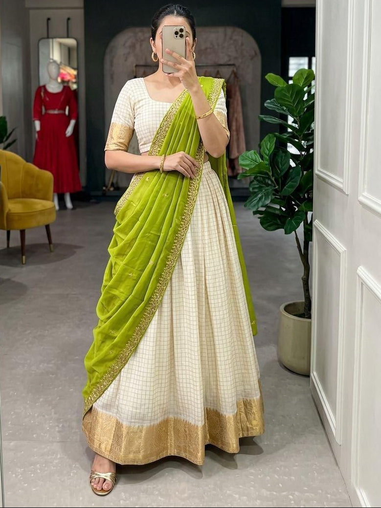 Premium Festive Wear 6+m Flair Lehenga Set