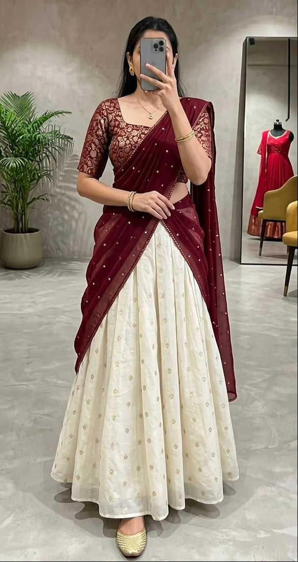 Premium Festive Wear 6+m Flair Lehenga Set