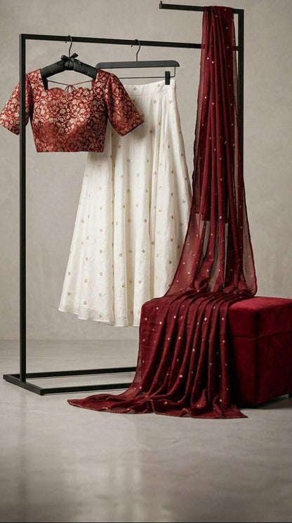 Premium Festive Wear 6+m Flair Lehenga Set