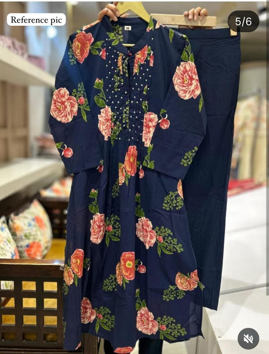 Jaipuri Cotton Co-Ord Set - 3 Colours