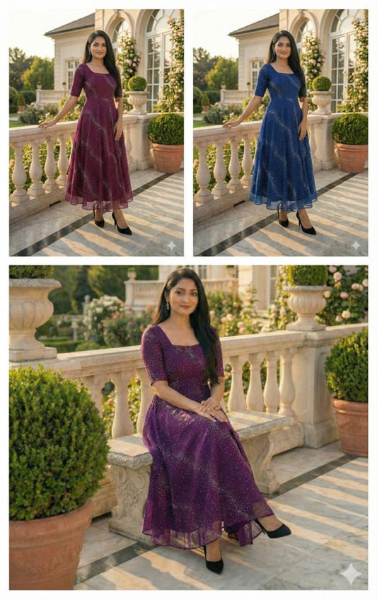 Beautiful Flower Embroidery Dress