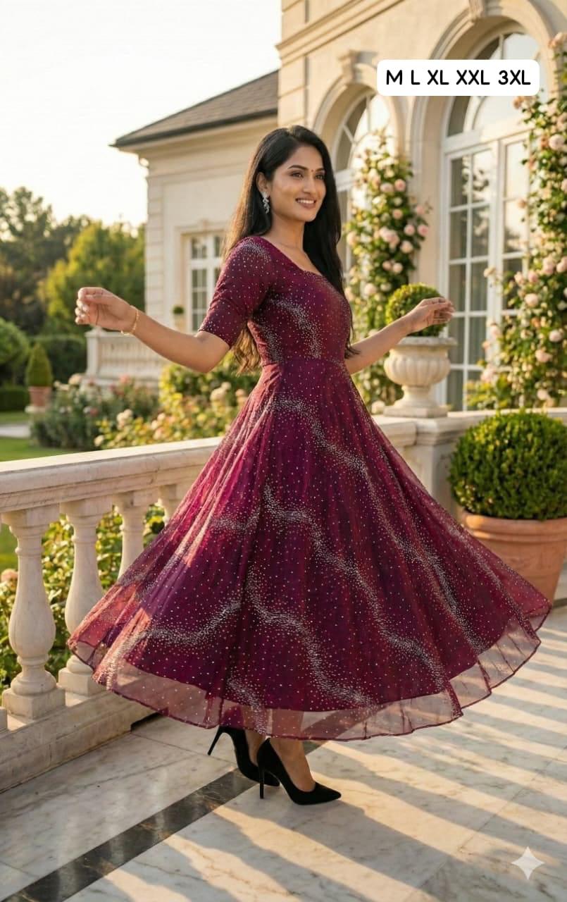Beautiful Flower Embroidery Dress