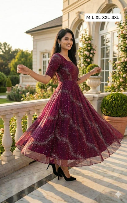 Beautiful Flower Embroidery Dress