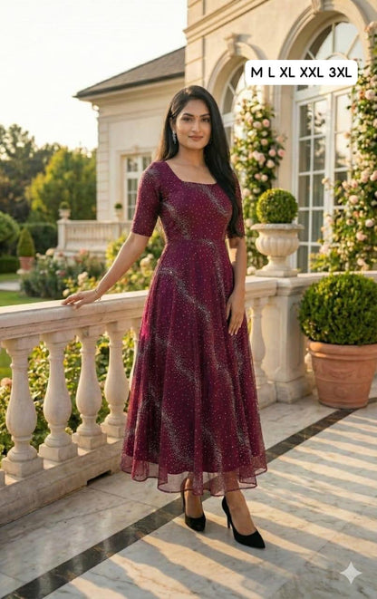 Beautiful Flower Embroidery Dress