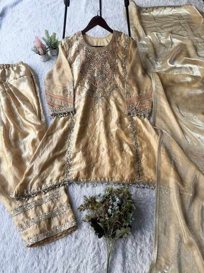 Graceful Sequence Embroidered Salwar Set