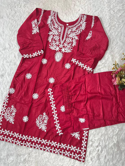 Designer Lakhnawi-style Co-ord Set