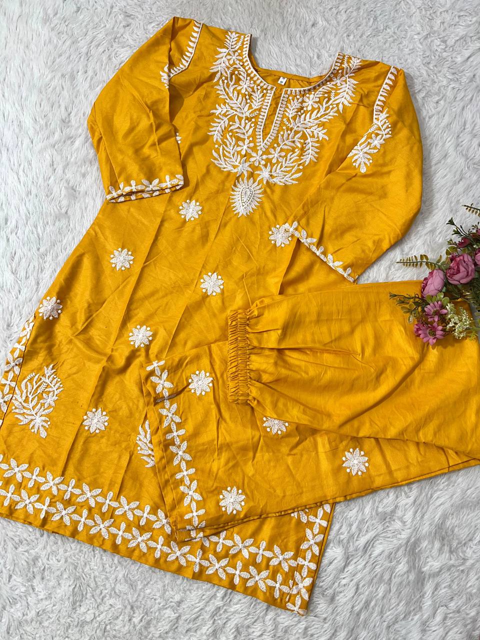 Designer Lakhnawi-style Co-ord Set