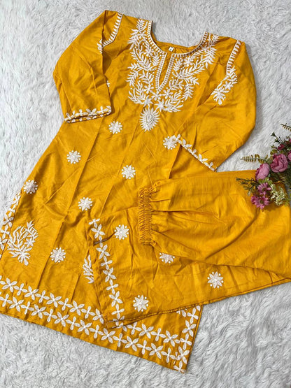 Designer Lakhnawi-style Co-ord Set