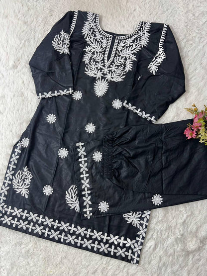 Designer Lakhnawi-style Co-ord Set