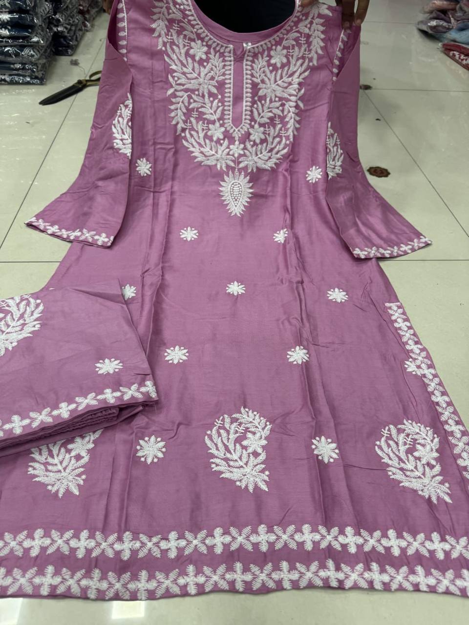 Designer Lakhnawi-style Co-ord Set