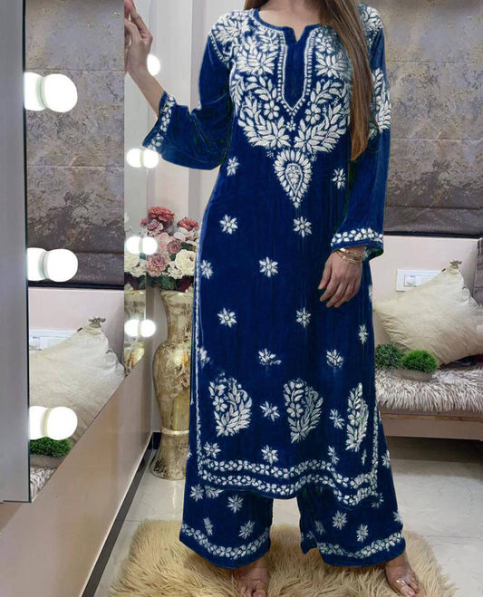 Designer Lakhnawi-style Co-ord Set