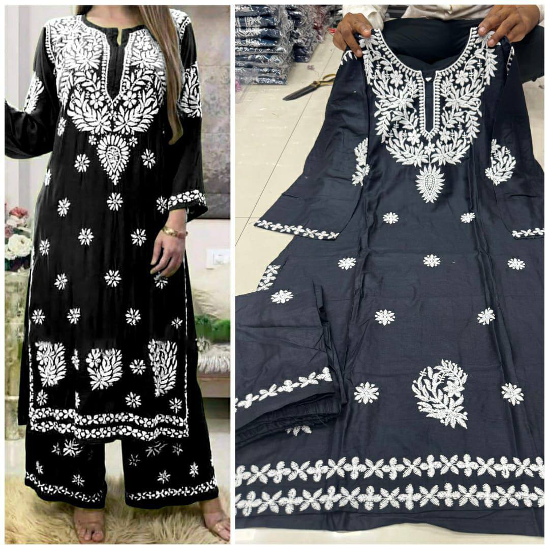 Designer Lakhnawi-style Co-ord Set