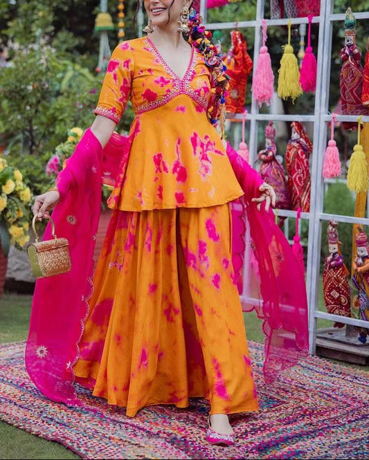 Stylish 3-Piece Printed Designer Set