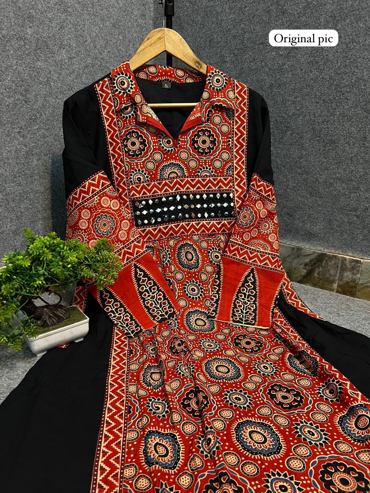 Elegant One-Piece Gown Style Cotton Kurta