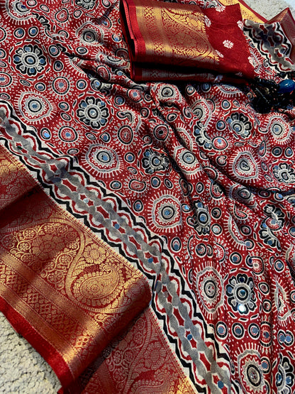 Premium Soft Georgette Mirror Work Saree