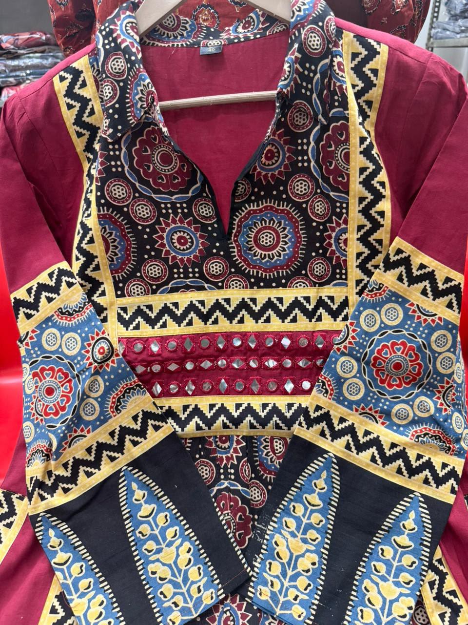 Elegant One-Piece Gown Style Cotton Kurta
