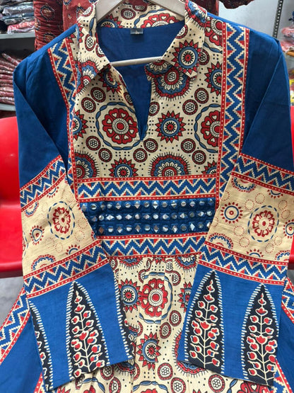 Elegant One-Piece Gown Style Cotton Kurta
