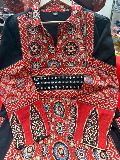 Elegant One-Piece Gown Style Cotton Kurta