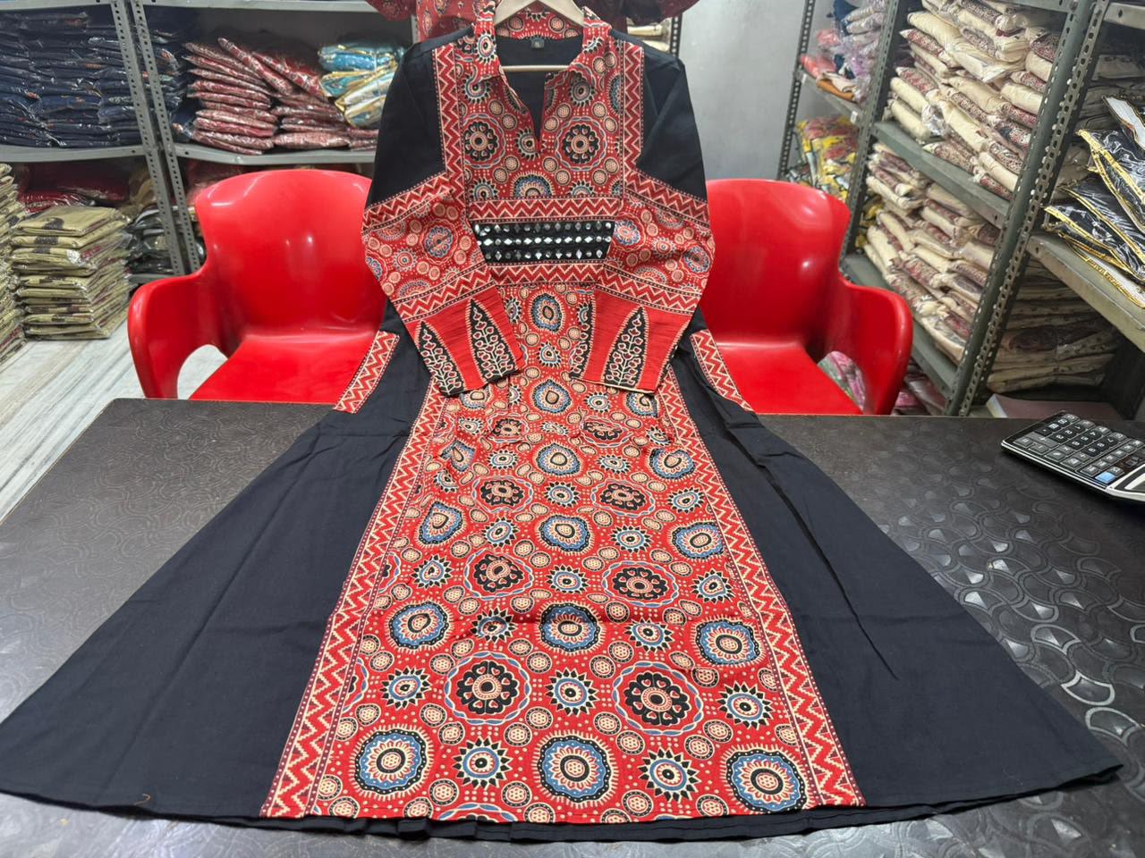 Elegant One-Piece Gown Style Cotton Kurta