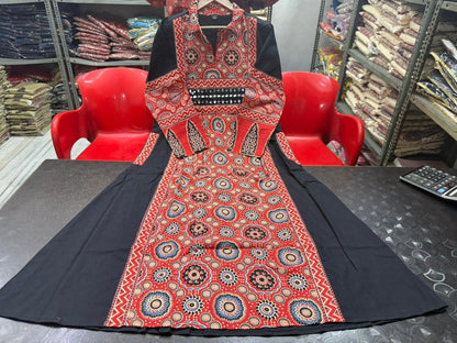 Elegant One-Piece Gown Style Cotton Kurta
