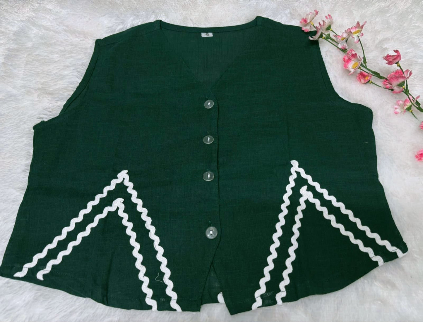 Premium Lace Work Cotton Co-Ord Set