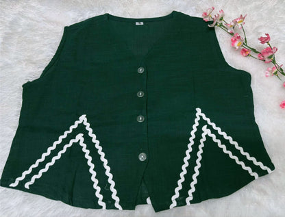Premium Lace Work Cotton Co-Ord Set