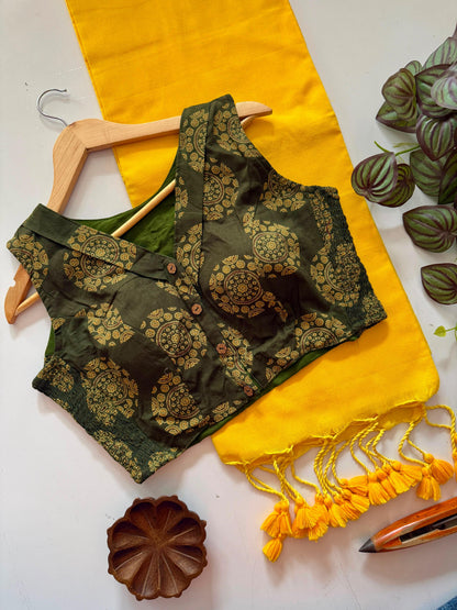 Stylish Handloom Khadi Cotton Saree
