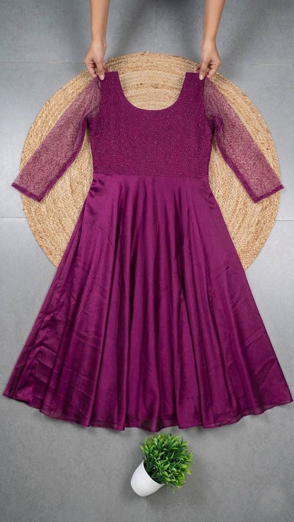 Sparkling Georgette Maxi Dress
