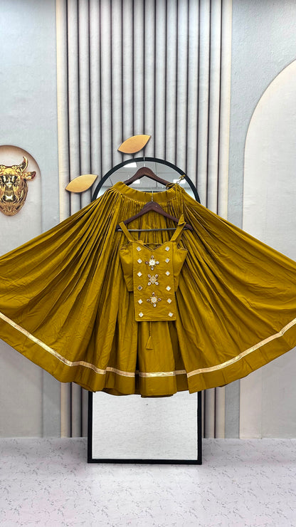 Navratri Special Lehenga Choli Set With Real Codi Detailing