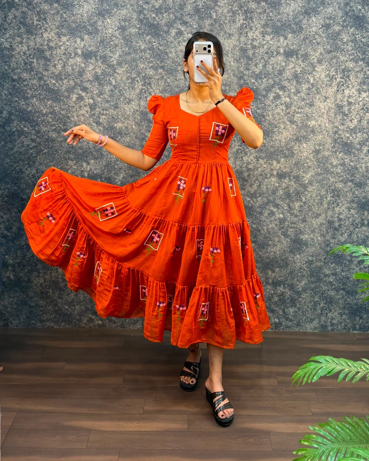 Chandrika South Mal Cotton Maxi Dress