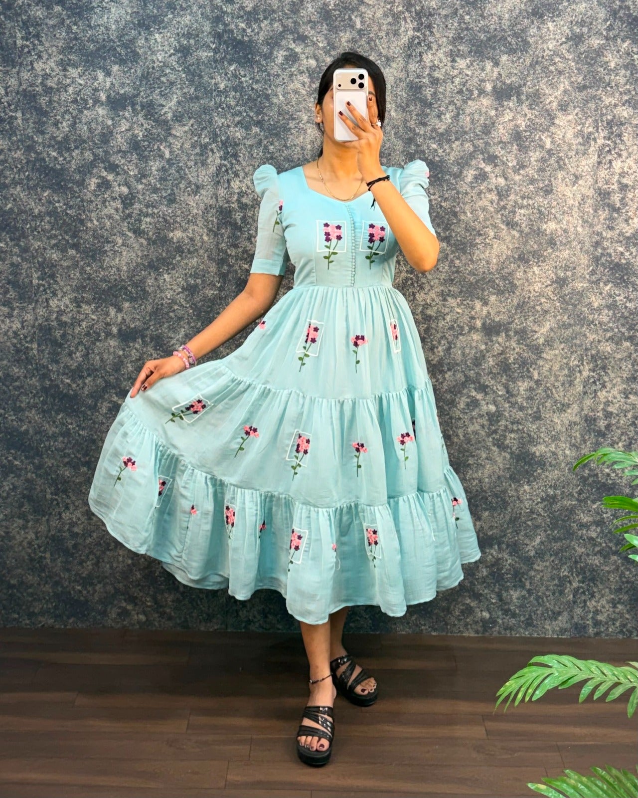Chandrika South Mal Cotton Maxi Dress