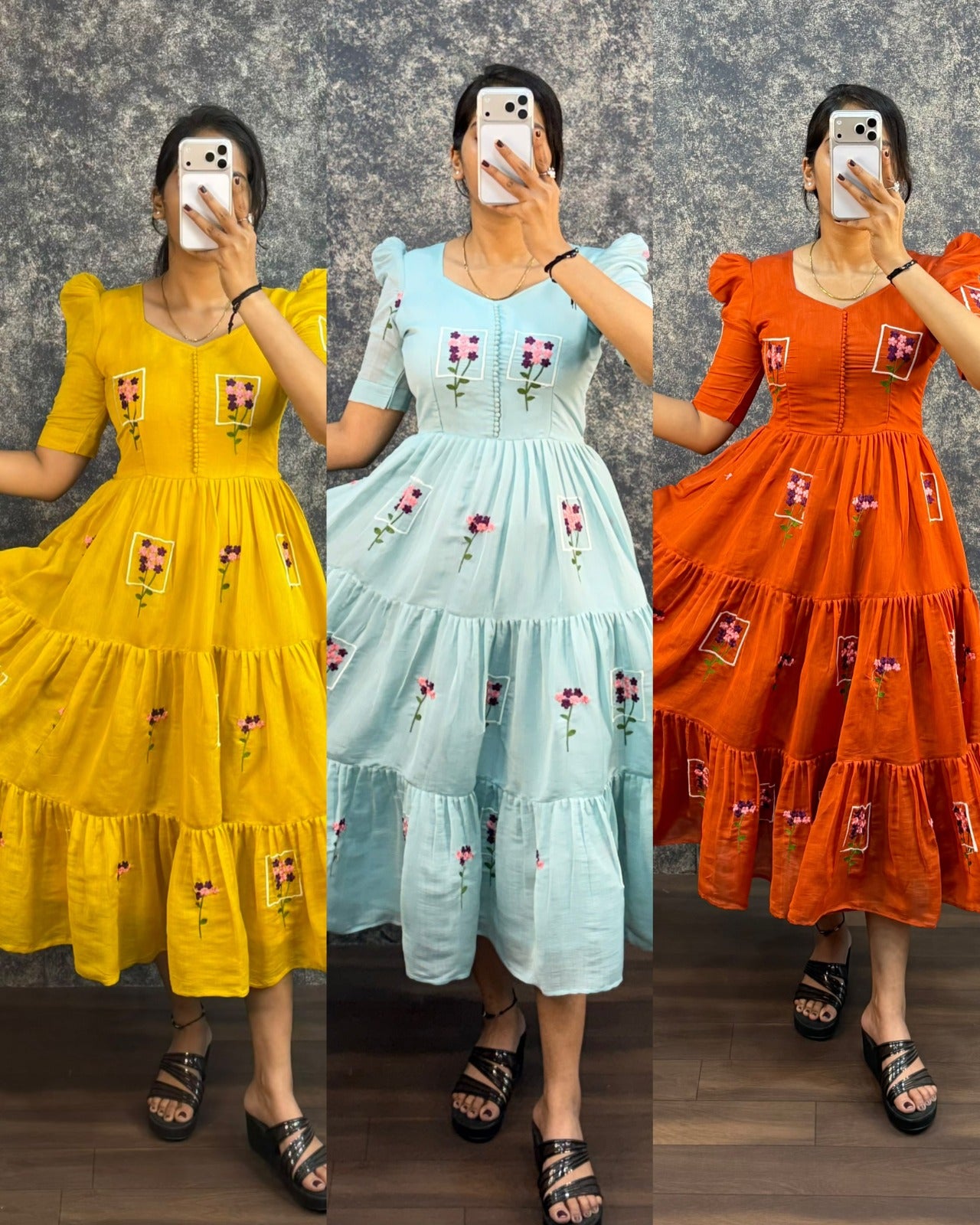 Chandrika South Mal Cotton Maxi Dress