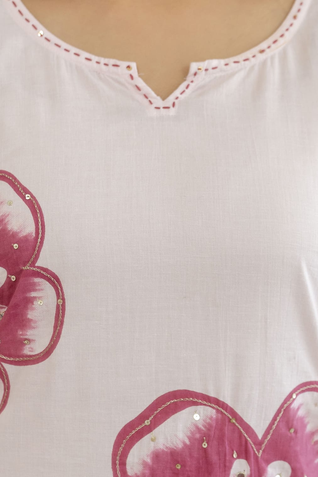 Stylish Tie-Dye Print Cotton Kurta Set