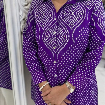 Premium Burberry Silk Co-ord Set