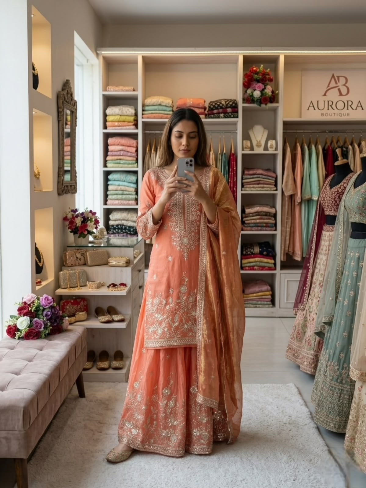 Premium Zmy-Chu Silk Sharara Suit Set